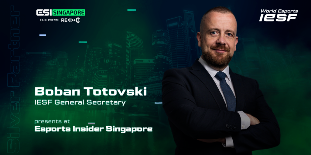 Boban Totovski Presents at Esports Insider Singapore