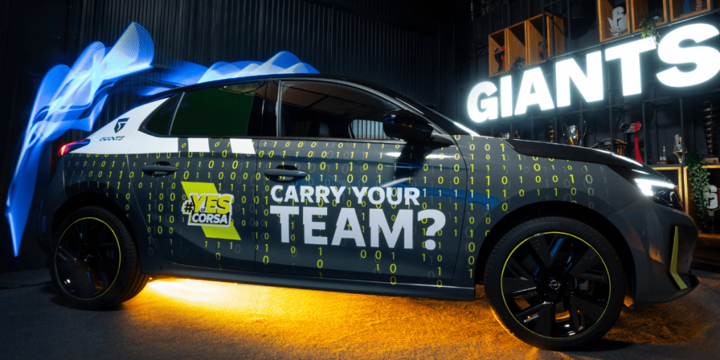 Giants partners with Opel for launch of new Corsa Electric in Spain