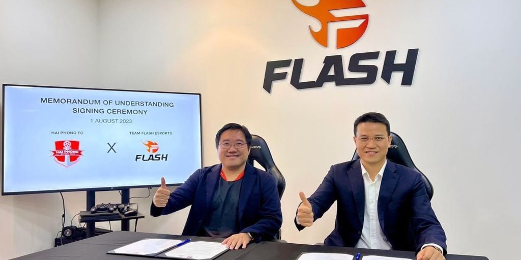 Team Flash scores partnership with Hai Phong Football Club